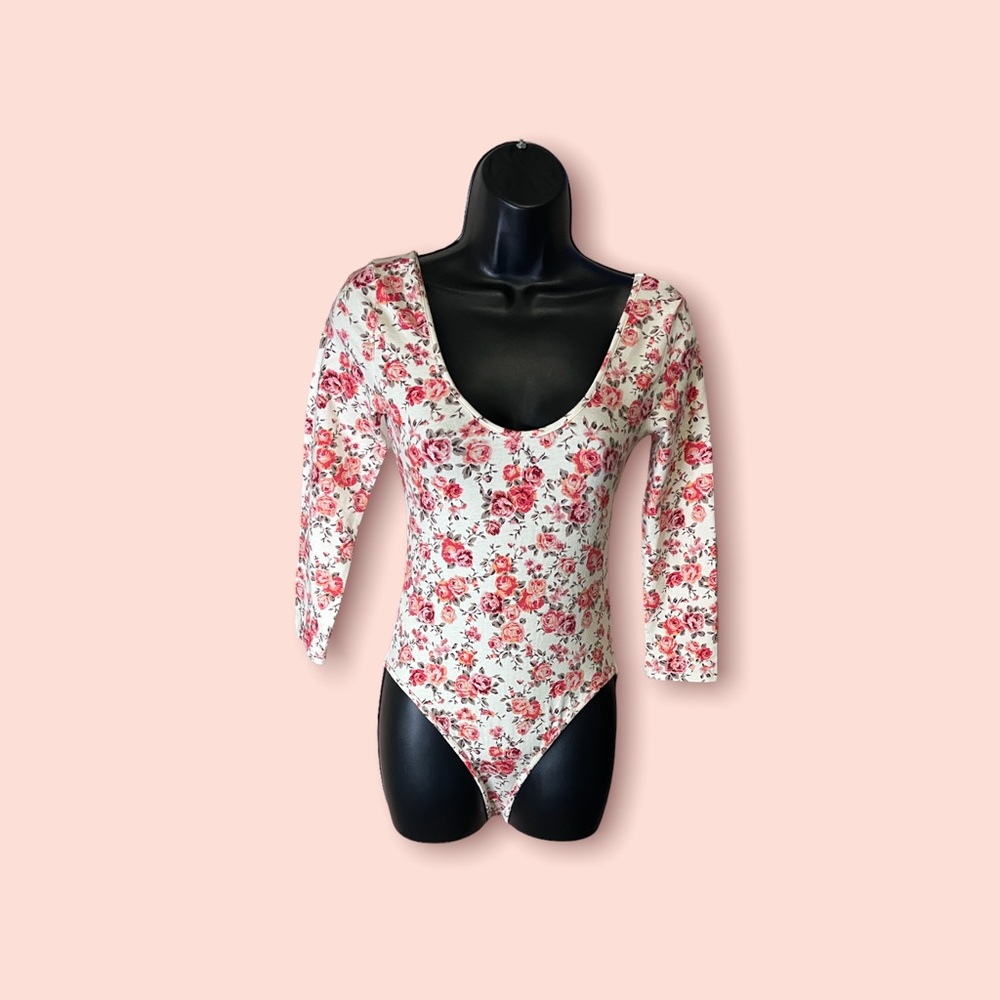 Forever 21 Floral Bodysuit size S